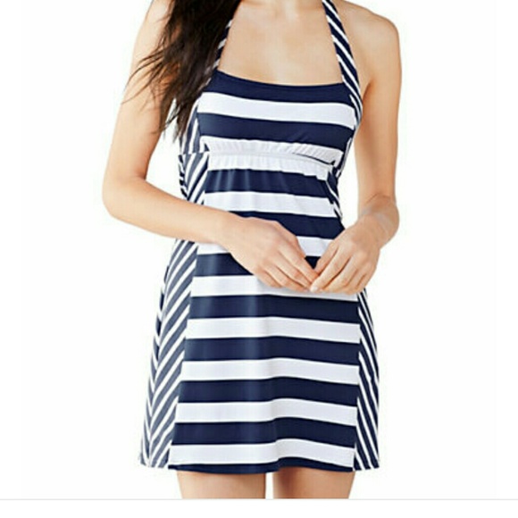 lands end swim dresskini